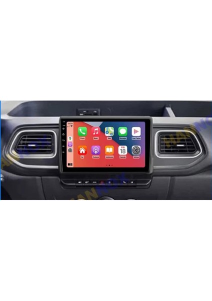 Araç Multimedya Ekran - 6gb 128GB - Opel Movano 2024 - 10 Inch - Carplay & Android Auto Double Teyp