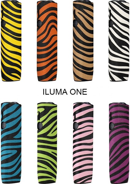 Iluma One Kapak Koruma Kılıfı Beyaz Zebra Deseni