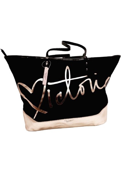 Vs Siyah Gold Kanvas Tote Seyahat Çantası fiyatları
