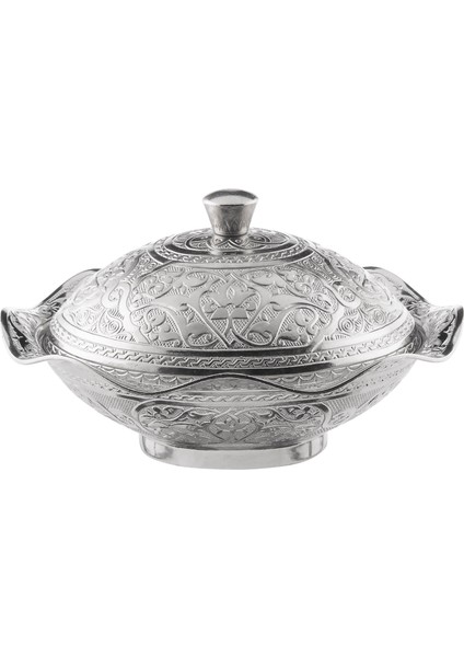 Büyük Boy Oval Kapaklı Metal Şekerlik (033) fiyatları