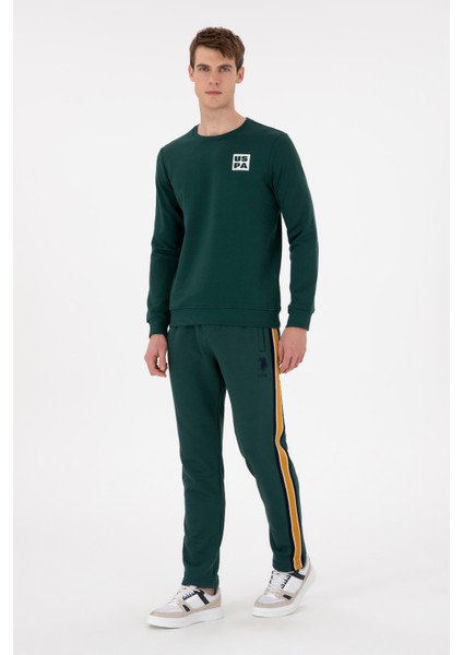Erkek Koyu Yeşil Sweatshirt 50293456-VR079