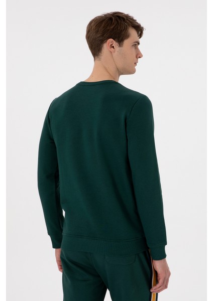Erkek Koyu Yeşil Sweatshirt 50293456-VR079