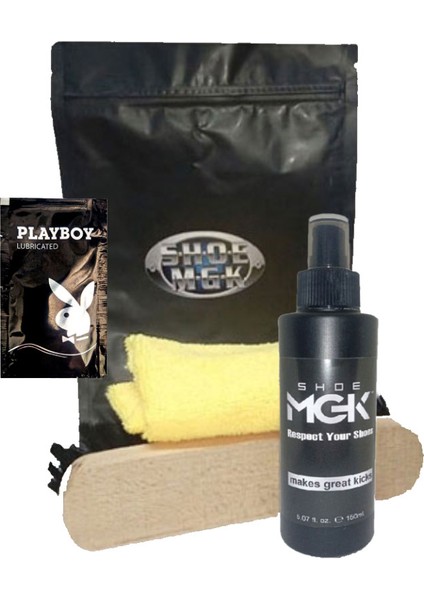 Shoe XONEHE0005 Mgk Ayakkabı Temizleyici Sprey 150 ml Yanında Bez ve Fırça + Yanında Jel