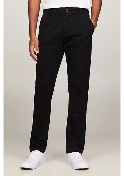 Erkek Tjm Scanton Slim Chino Pantolon - Siyah