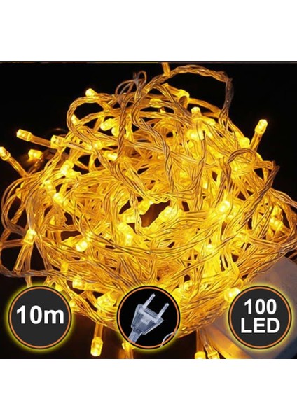 Mr LED Fişli 220 Volt 100 Ledli 10 M LED Gün Işığı LED