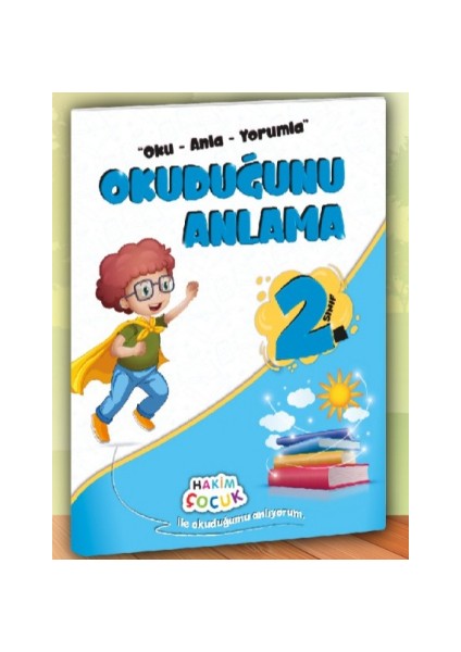 Hakim 2. Sınıf Tüm Dersler Soru Bankası + Okuduğunu Anlama + Problem Kitabı