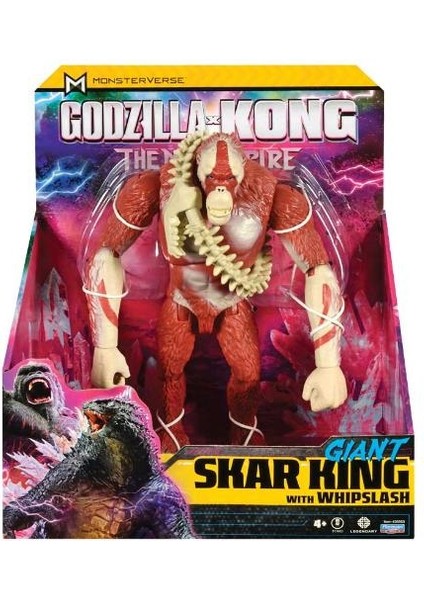 Godzılla Kong The New Empıre Gıant Star Kıng Whıt Whıplash 35550-35553