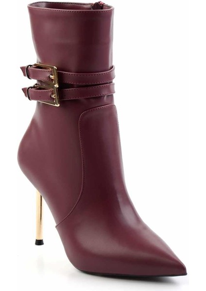 Bordo Kadın Bot & Bootie K02209032509 modelleri