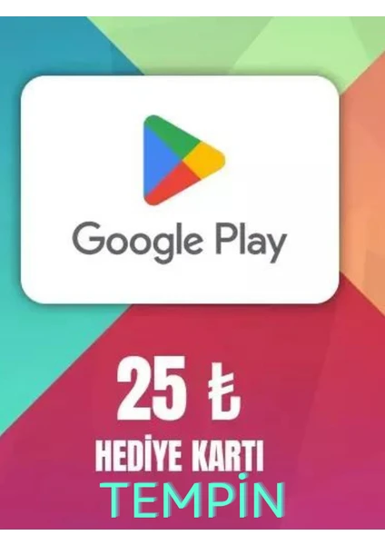 Google Play kodu 25 TL