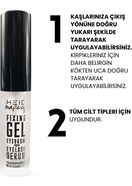 Fixing Gel Eyebrow & Eyelash Serum (Sabitleyici Jel Kaş & Kirpik Serum)