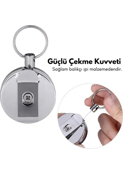 Bilet Konseptli Full Metal Premium Çelik Kasa Yoyo Yaka Kartlık ve Kart Kabı