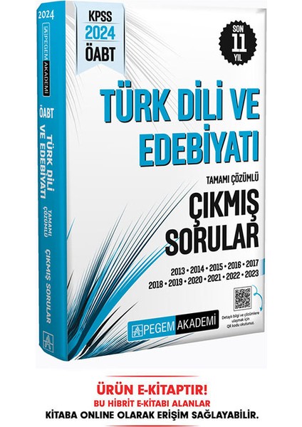 2024 ÖABT Türk Dili ve Edebiyatı Öğretmenliği Çıkmış Sorular E-Ki