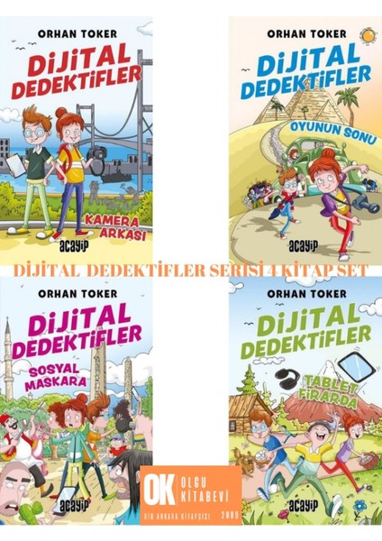 Dijital Dedektifler Serisi 4 Kitap - Orhan Toker