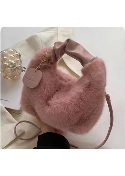 Peluş Crossbody Kore Tarzı Tüm Maçlara Uygun Popüler Çanta (Yurt Dışından)