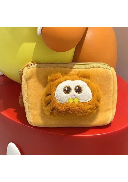 Karikatür Peluş Sevimli Garfield Kulaklık Çantası (Yurt Dışından)