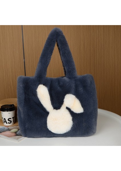 Yumuşak ve Sevimli Büyük Kulaklı Tavşan Peluş Trendy Çanta (Yurt Dışından)