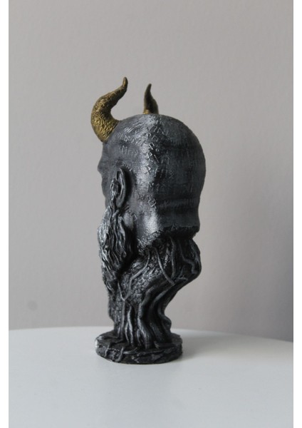 God Of War Mimir Heykel 15 cm, Plastik, Gümüş renk, 1 parça fırsatları