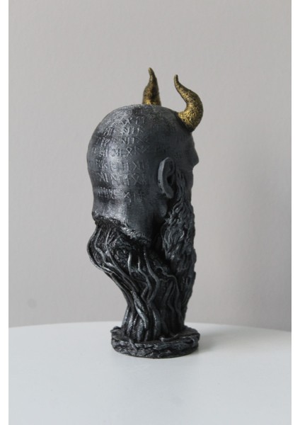 God Of War Mimir Heykel 15 cm, Plastik, Gümüş renk, 1 parça indirimleri