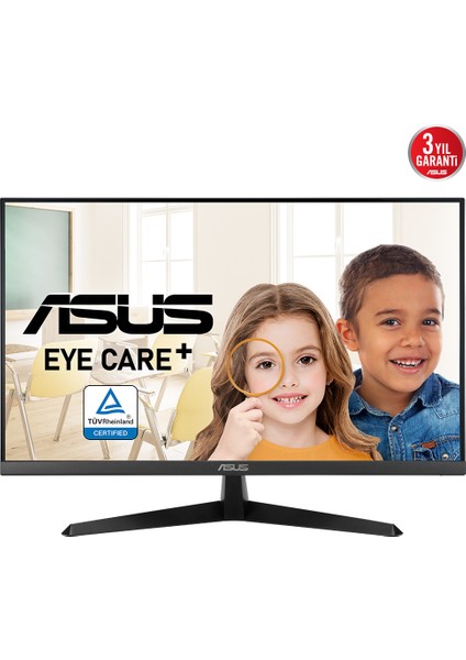 VY27UQ 27 IPS Freesync 3840 x 2160 60Hz 350CD Dp HDMI Hoparlör Vesa 3yıl Eyecare Plus,flıcker-Free,çerçevesiz,düşük Mavi Işık,antibakteriyal Kaplama Monitör