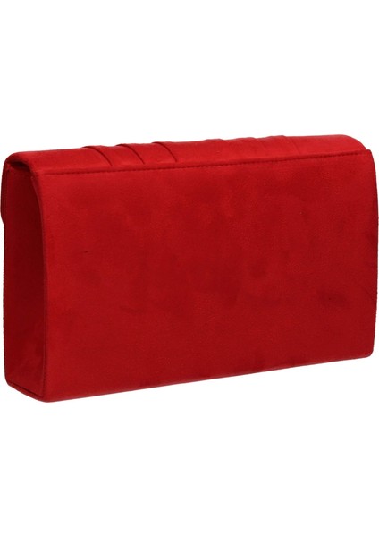 Kadın Iggy Süet Kadife Zarf Parti Balo El Çantası Clutch MAVI,5X13X22 cm (G x Y x U) (Yurt Dışından)