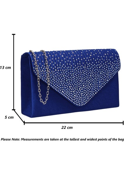 Bayan Zarf Tarzı Çanta Clutch Siyah (Yurt Dışından)