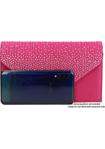 Bayan Zarf Tarzı Çanta Clutch Siyah (Yurt Dışından)