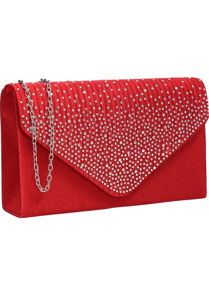 Bayan Zarf Tarzı Çanta Clutch Siyah (Yurt Dışından)