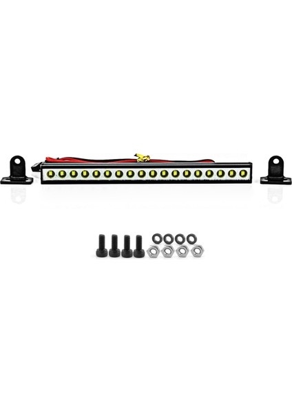 Rc Araba Tavan Lambası 9/18/25 LED Işık Çubuğu 1/10 Rc Paletli Trx4 Eksenel SCX10 90046 SCX24 Wrangler D90 Gövde, 110MM (Yurt Dışından)