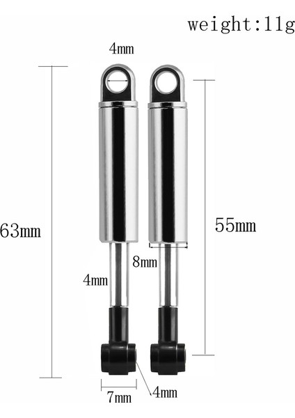 1/14 Rc Araba Römork Kamyon Yükseltme Parçaları Mavi Için Metal Süspansiyon (Yurt Dışından) fiyatları