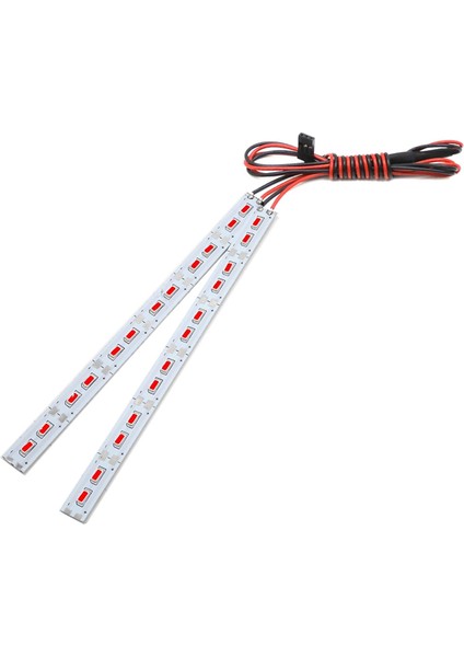 Rc Araba Işık Şasi 24 LED Işık Şeridi Alüminyum Alaşımlı 1/10 1/8 Rc Araba Modeli 94123 6V 12V Kırmızı (Yurt Dışından)