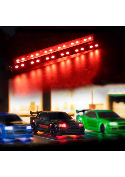 Rc Araba Işık Şasi 24 LED Işık Şeridi Alüminyum Alaşımlı 1/10 1/8 Rc Araba Modeli 94123 6V 12V Kırmızı (Yurt Dışından) modelleri