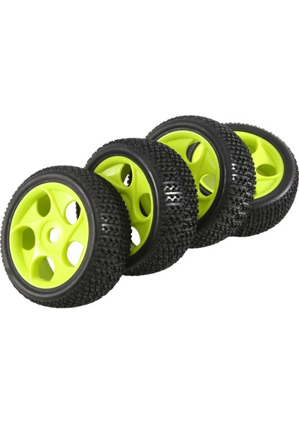 Rc 1: 8 Off Road Araba Buggy Kauçuk Lastikler ve Plastik Tekerlek Jantlar Hub Hex 17 mm 81-801, B (Yurt Dışından)