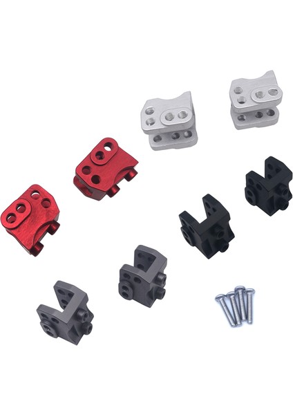 Adet Cnc Alüminyum Ön Arka Alt Şok Bağlantı Bağlantı Montajı Rc 1/10 Kaya Araba Eksenel SCX10-II 90046 90047 AR44 Aks, Kırmızı (Yurt Dışından) fiyatları