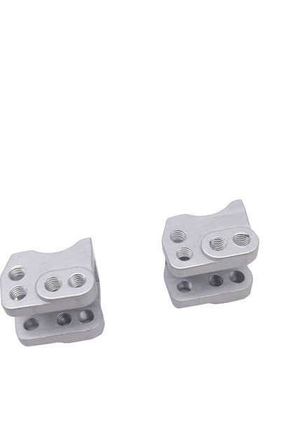 Adet Cnc Alüminyum Ön Arka Alt Şok Bağlantı Bağlantı Montajı Rc 1/10 Kaya Araba Eksenel SCX10-II 90046 90047 AR44 Aks, Kırmızı (Yurt Dışından) modelleri