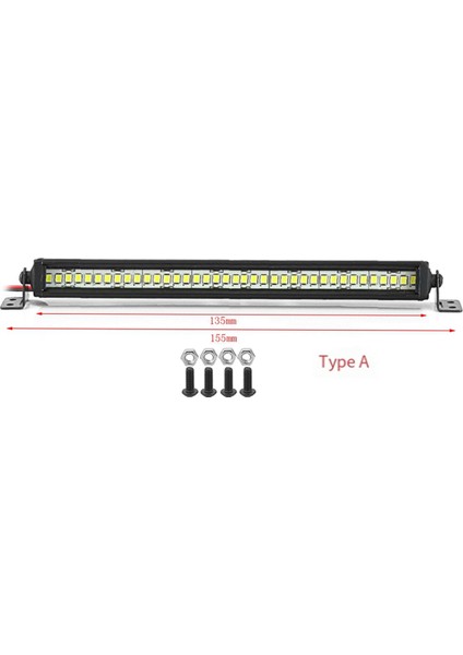 Parlak Işık Çubuğu 135MM 1/10 Rc Paletli Araba Eksenel SCX10 90046 -4 CC01 D90 Redcat (Yurt Dışından) fırsatları