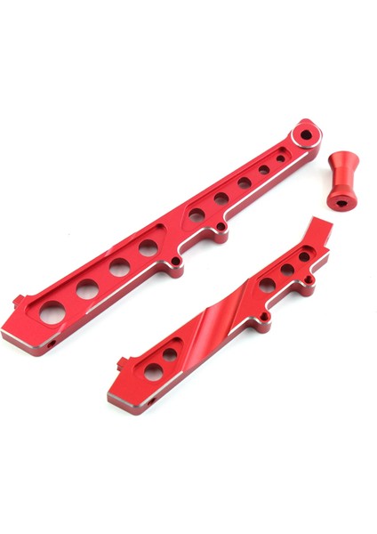 Arrma 1/7 Sınırsız Ihlal 6s Rc Araba Yükseltme Parçaları Aksesuarları Için Alüminyum Ön ve Arka Şasi Desteği, Kırmızı (Yurt Dışından)