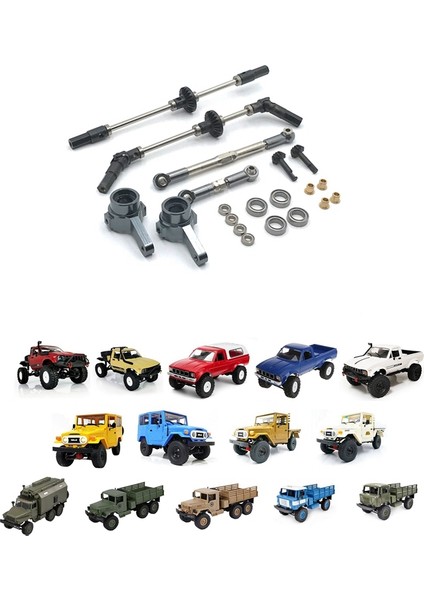 Yükseltme Çelik Dişli Köprü Aks Dişlileri B14 B24 C14 C24 C34 C44 B16 B36 1/16 Rc Araba Yedek Parça Aksesuarları, 4WD (Yurt Dışından)