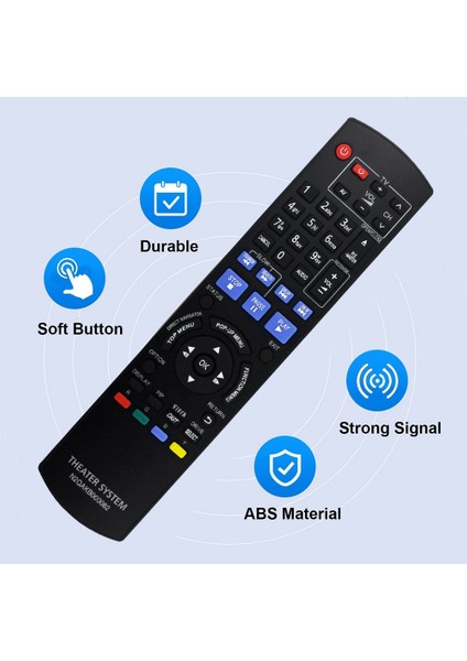 Panasonic Blu-Ray Disk Oynatıcı DMP-BD65 DMP-BD45 Için N2QAKB000082 Uzaktan Kumandayı Değiştirin (Yurt Dışından)