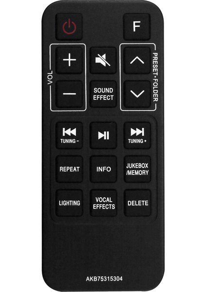 AKB75315304 Lg Soundbar Ev Ses Sistemleri Için Uzaktan Kumandayı Değiştirin (Yurt Dışından)