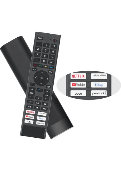 Tüm Hisense 4K UHD Android Akıllı Tv Için ERF3J80H Evrensel Uzaktan Kumandayı Değiştirin A6G U6G U8G 75A6G 70A6G 43A6G 55U68G 75U68G (Yurt Dışından)