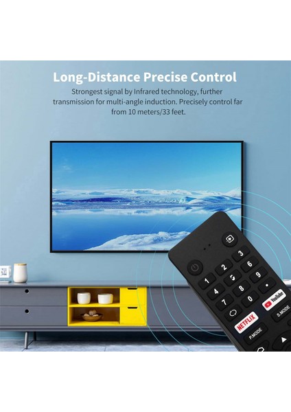 Hitachi Tv Için CLE-1042 Uzaktan Kumandayı Değiştirin 58/65/75QLEDSM20 Tv/ac/ses/projektör Için Çalışma (Yurt Dışından)