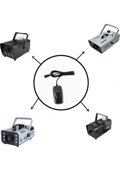 400W 900W Duman Makinesi Için 2 Adet Sis Makinesi Tel Uzaktan Kumanda Taşınabilir Xlr (Yurt Dışından)