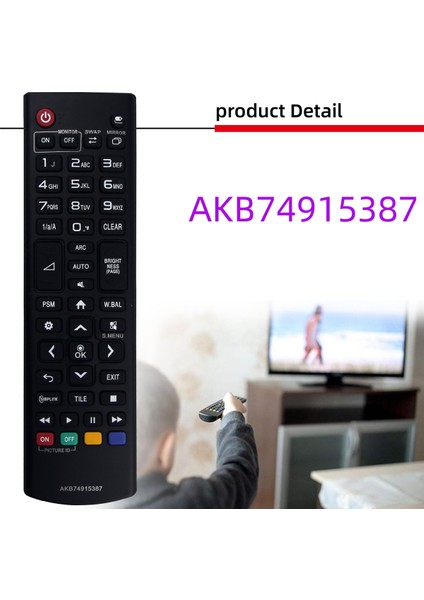 AKB74915387 Lg Tv Uzaktan Kumandası Için Uzaktan Kumandayı Değiştirin (Yurt Dışından) fiyatları