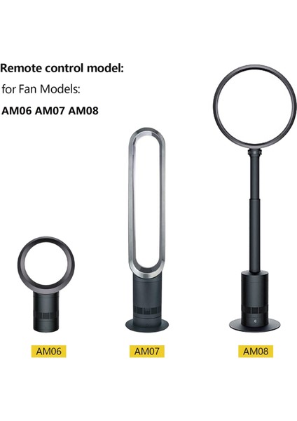 Dyson AM06 AM07 AM08 Için Yedek Uzaktan Kumanda Isıtma ve Soğutma Fanı Nemlendirici Hava Temizleme Fanı (Yurt Dışından)