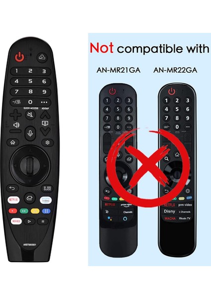 Lg Akıllı Tv Için Voice Magic Yedek Uzaktan Kumanda, AKB75855501 Için Teknik Uzaktan Kumanda, Lg LED OLED LCD 4K UHD Tv Için (Yurt Dışından)