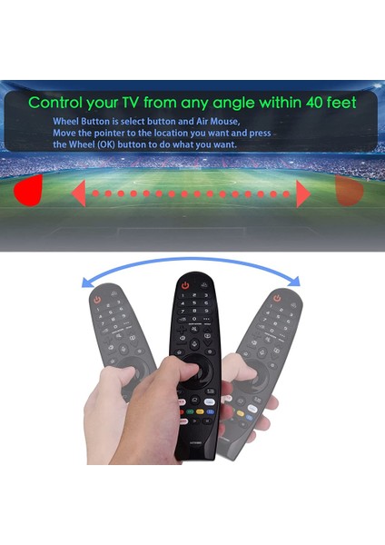Lg Akıllı Tv Için Voice Magic Yedek Uzaktan Kumanda, AKB75855501 Için Teknik Uzaktan Kumanda, Lg LED OLED LCD 4K UHD Tv Için (Yurt Dışından)