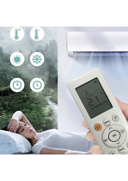 Midea Klima Için Klima Uzaktan Kumandası RG10B(B) Bgef Yedek Uzaktan Kumanda (Yurt Dışından)