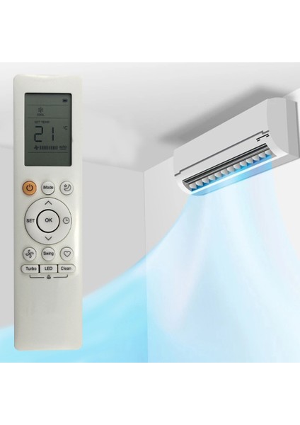 Midea Klima Için Klima Uzaktan Kumandası RG10B(B) Bgef Yedek Uzaktan Kumanda (Yurt Dışından)