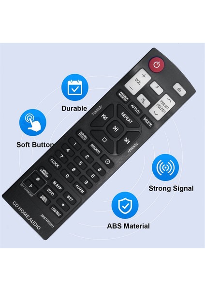 Lg Mini CD Ev Ses Hi-Fi Sistemi Uzaktan Kumandası AKB74955371 Için AKB74955371 Uzaktan Kumandasını Değiştirin (Yurt Dışından)