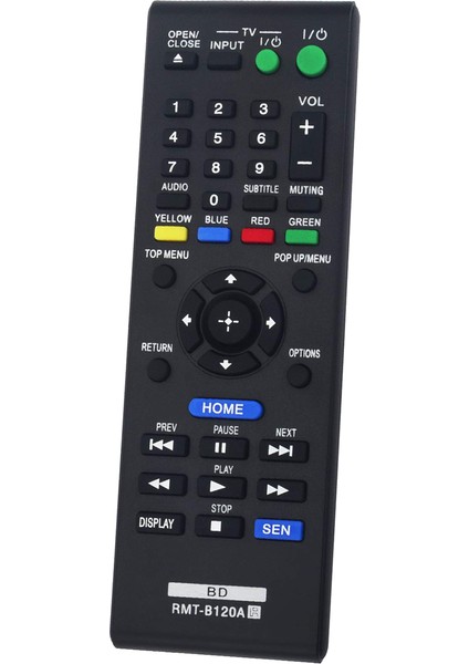 RMT-B120A Sony 3D Blu-Ray Disk DVD Oynatıcı Için Uzaktan Kumandayı Değiştirin BDP-S5100 BDP-S1100 BDP-S3100 BDP-S190 BDP-S590 (Yurt Dışından)